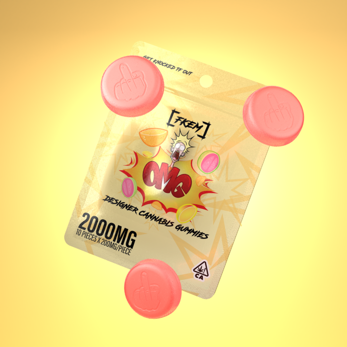 FKEM  / Gummy 2000 mg / OMG / Orange, Mango, Guava / HYBRID / pk 1