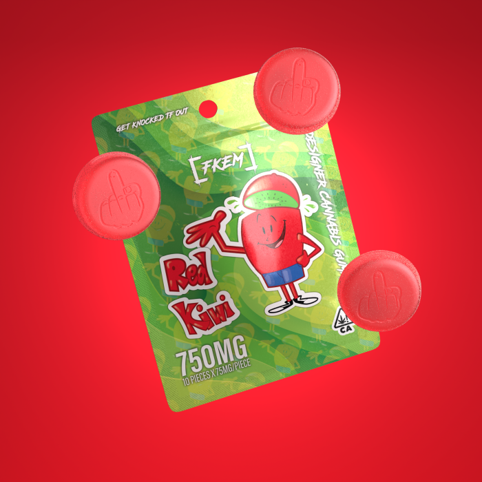 FK / Gummy  750 mg / Red Kiwi / SATIVA / pk 1