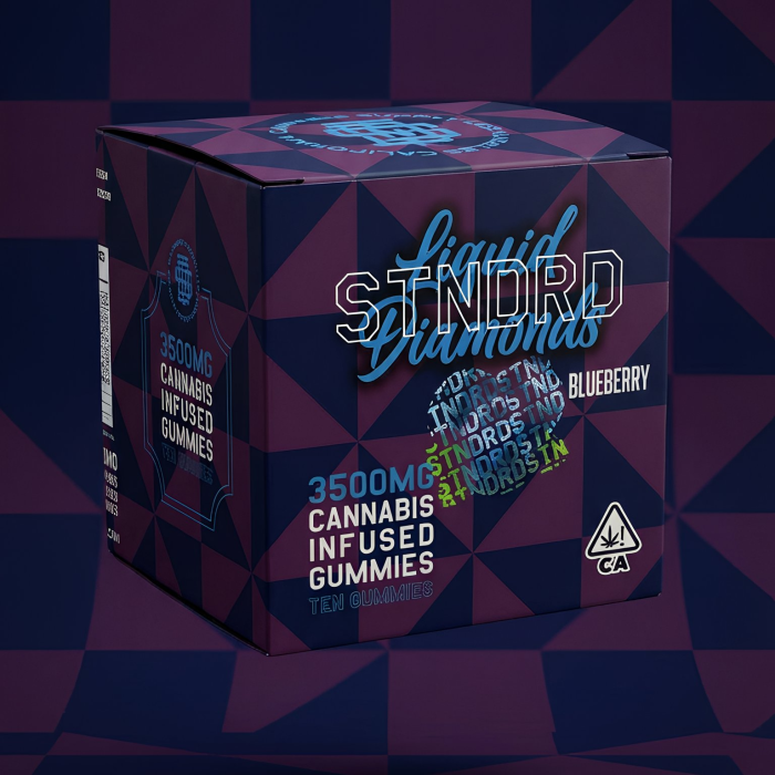 STNDRD - Gummy - 3500 mg - Liquid Diamond - Sativa - Blueberry - (Pk 1) ($45 ea.)