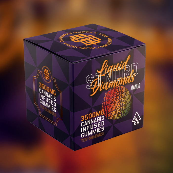 STNDRD - Gummy - 3500 mg - Liquid Diamond - Sativa - Mango - (Pk 1) ($45 ea.)