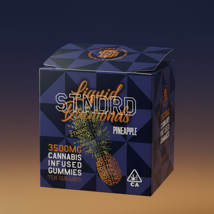 STNDRD - Gummy - 3500 mg - Liquid Diamond - Hybrid - Pineapple  - (Pk 1) ($45 ea.)