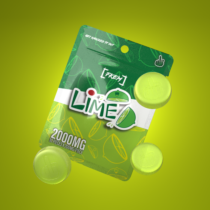 FK / Gummy 2000 mg / Lime / HYBRID / pk 1