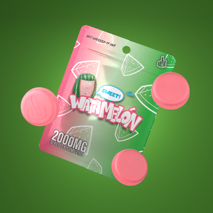FK / Gummy 2000 mg  / Sweet Watamelon / HYBRID / pk 1