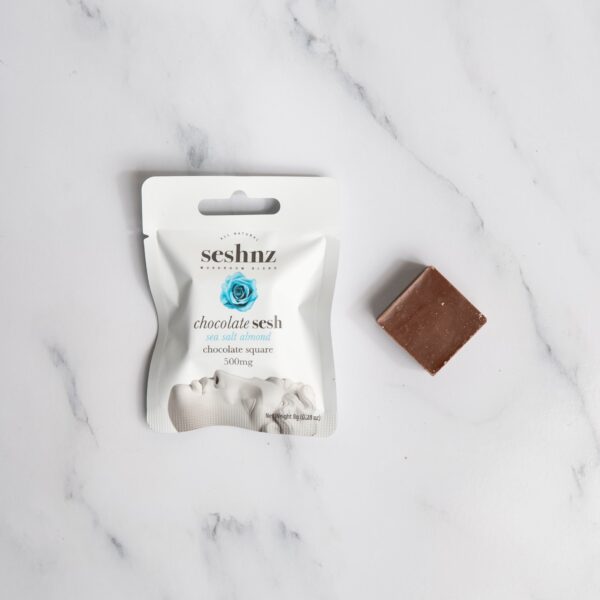 Mushroom Blend Chocolate - Dark Chocolate Sea Salt Almond (Singles)