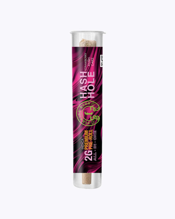 Hash Hole 2g Premium Pre-Roll – Indica - Strawberry Kush Cake