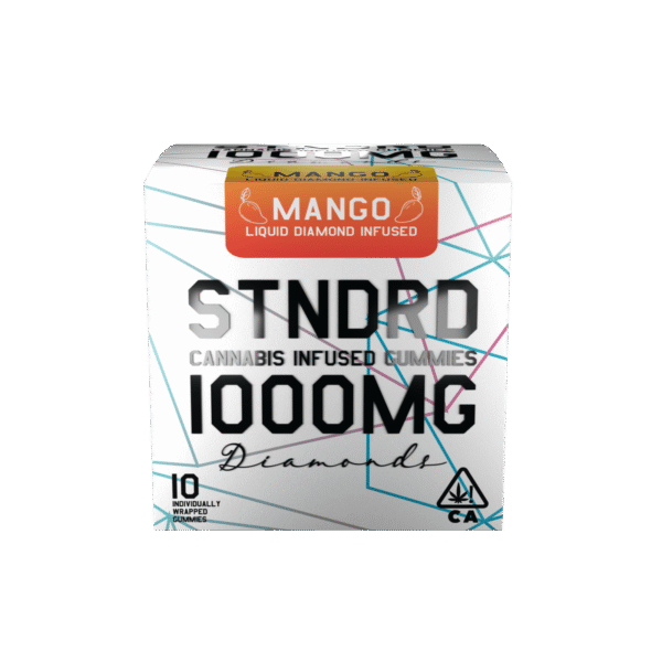 STNDRD - Gummy - 1000 mg - Liquid Diamond - Sativa - Mango - (Pk 1) ($50.00 ea.)