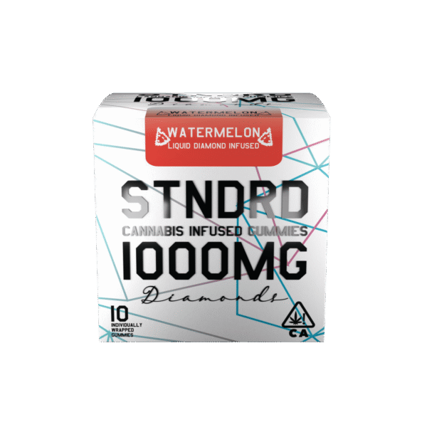 STNDRD - Gummy - 1000 mg - Liquid Diamond - Hybrid - Watermelon - (Pk 1) ($50.00 ea.)