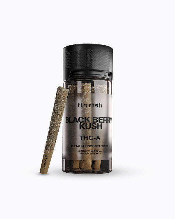 FLURISH | Black Berry Kush | 5 Pre-Rolls