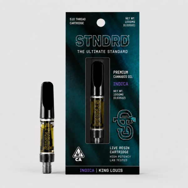 STNDRD | Carts | 1 GR | 2nd GEN | Indica | King Louis | Pk 1