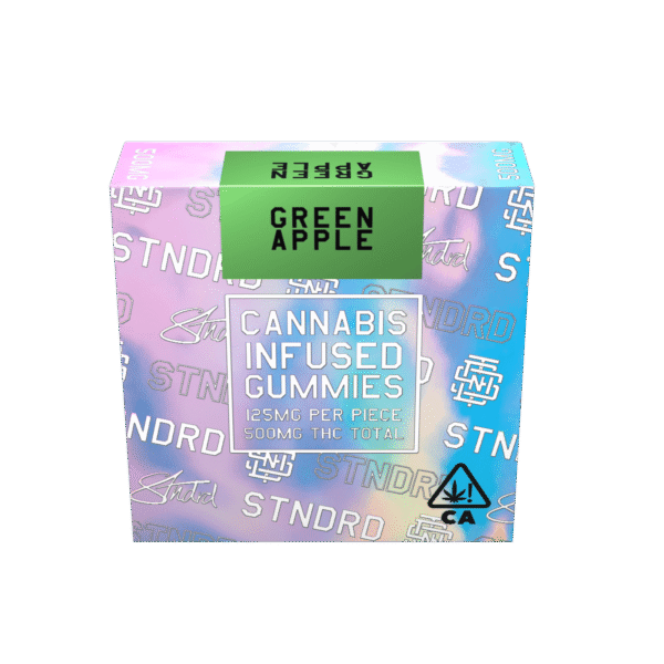 STNDRD - Gummy 500 mg - Hybrid - Green Apple - (Pk 1)