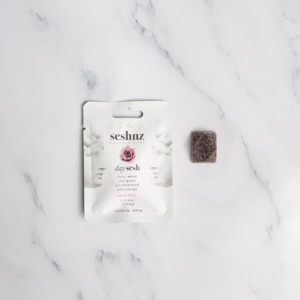 Mushroom Blend Gummies - Day Sesh - Sunrise Berry (Singles)